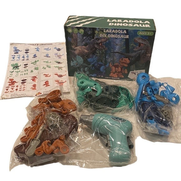 Dinosaur Toys Laradola DIY Take Apart Dinosaur Toys for Kids 3+ New sealed - Picture 2 of 10